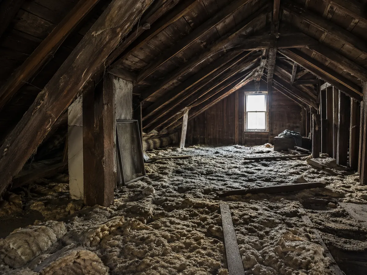 Dirty attic insulation conditions commonly documented in St. Louis, MO